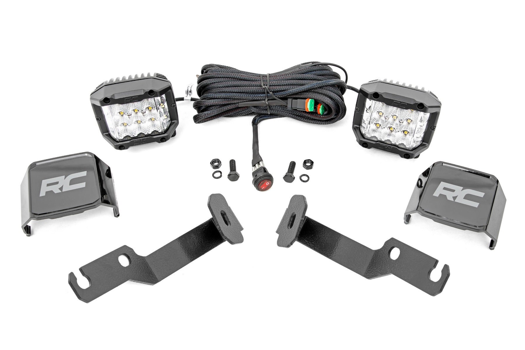 LED Light Kit | Ditch Mount |  3" OSRAM | Wide | Toyota Tacoma 2WD/4WD (05-15)