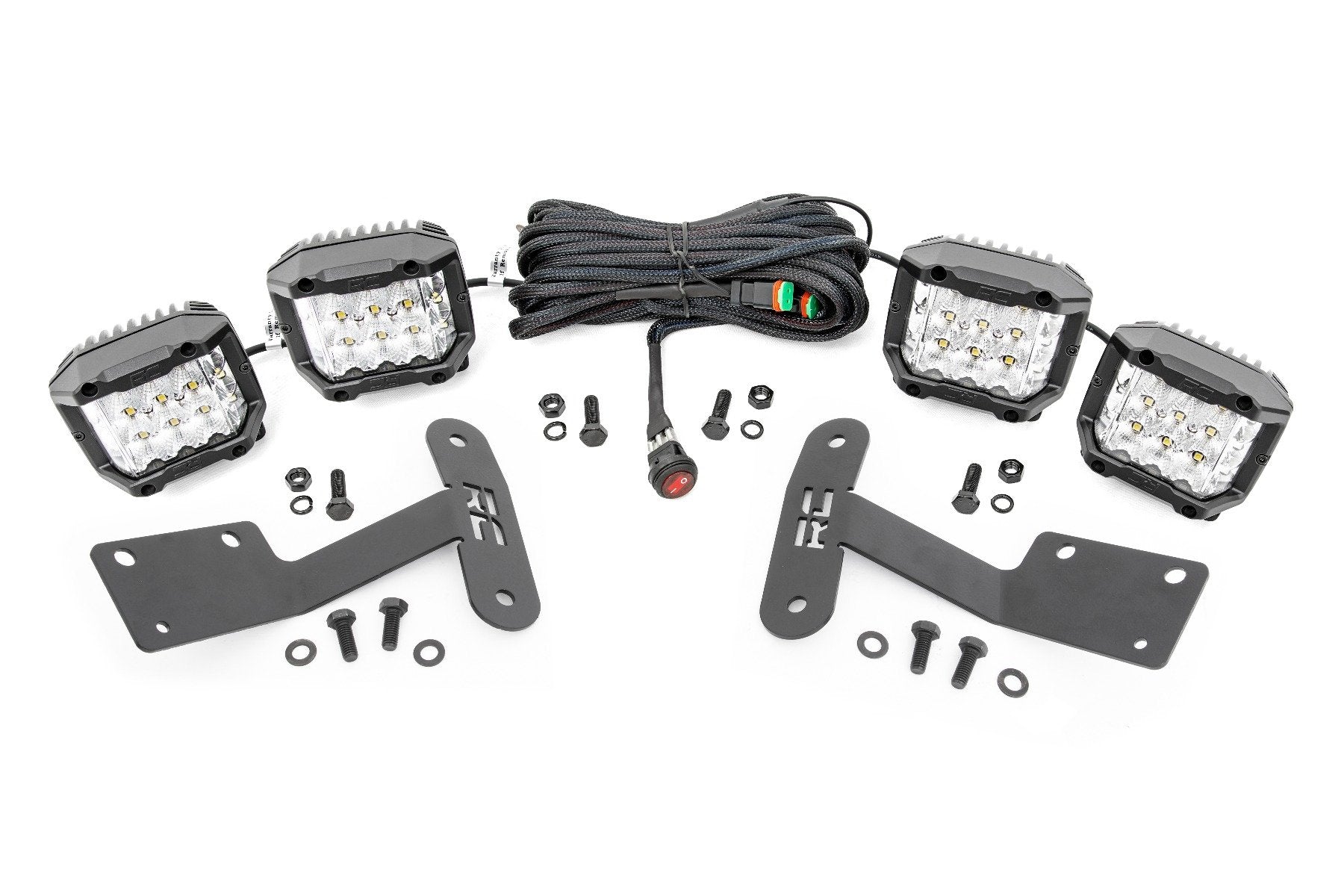 LED Light Kit | Ditch Mount | 3" OSRAM | Wide | Toyota Tundra 2WD/4WD (14-21)