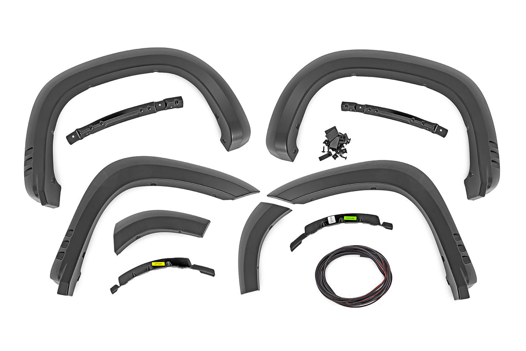 Fender Flares | SF1 | GAZ Summit White | Chevy Silverado 1500 2WD/4WD (2019-2025 & Classic)