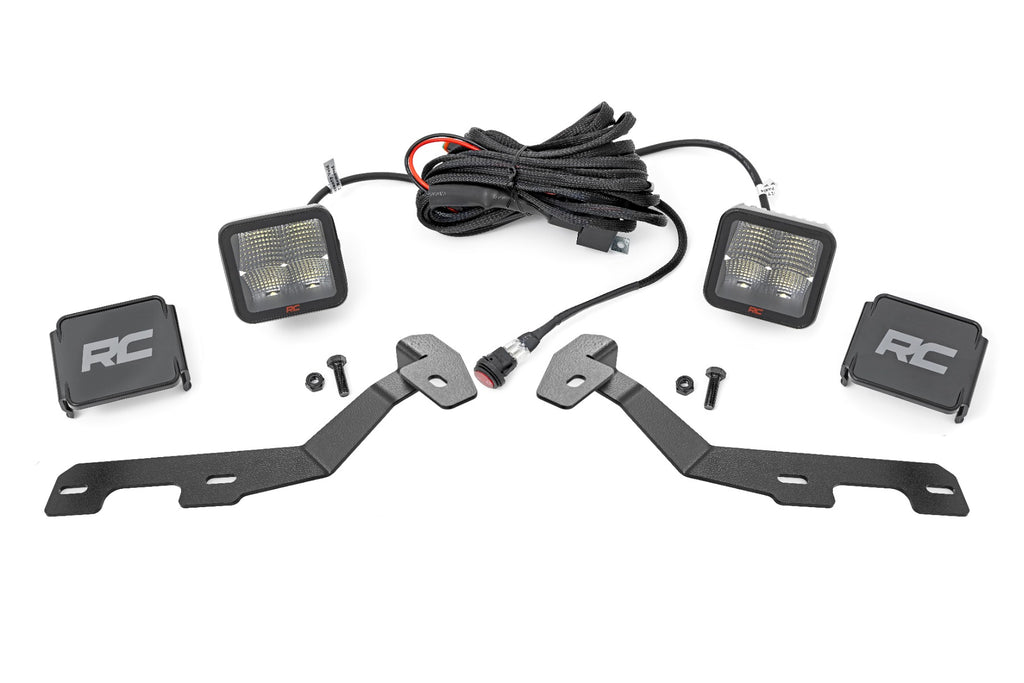 LED Light Kit | Ditch Mount | 2" Spectrum Pair | Spot | Ram 1500 (19-25)