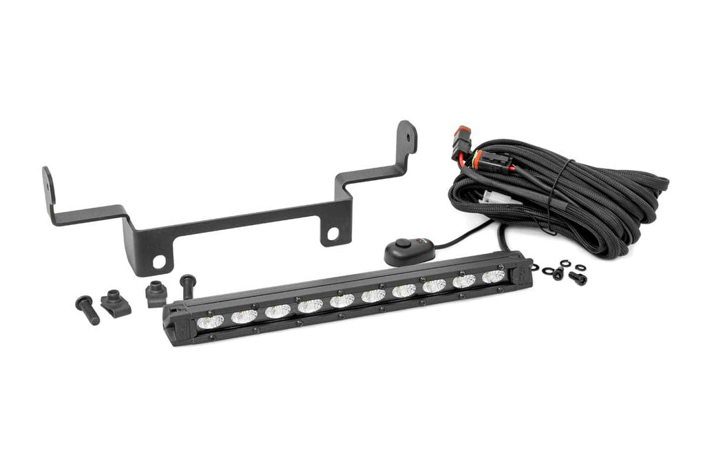 LED Light Kit | Bumper Mount | 10" Black Slimline | Honda Pioneer 1000 