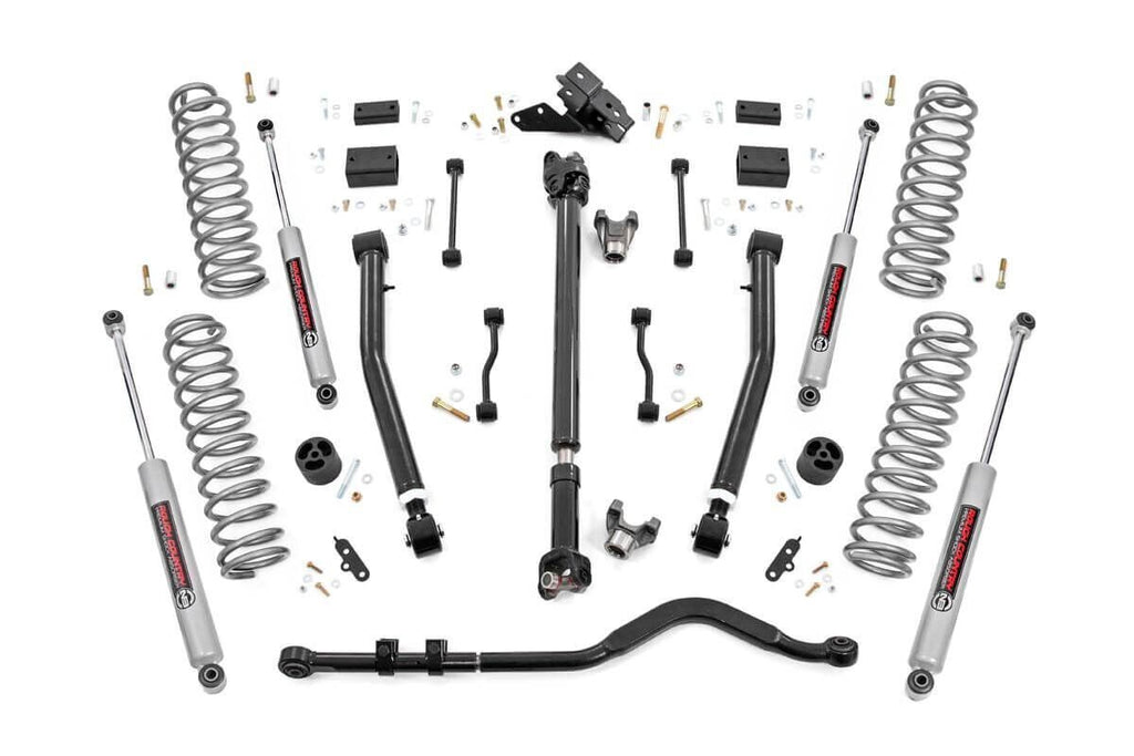 3.5 Inch Lift Kit | Adj LCA | FR D/S | Jeep Wrangler JL 4WD (2024-2025)