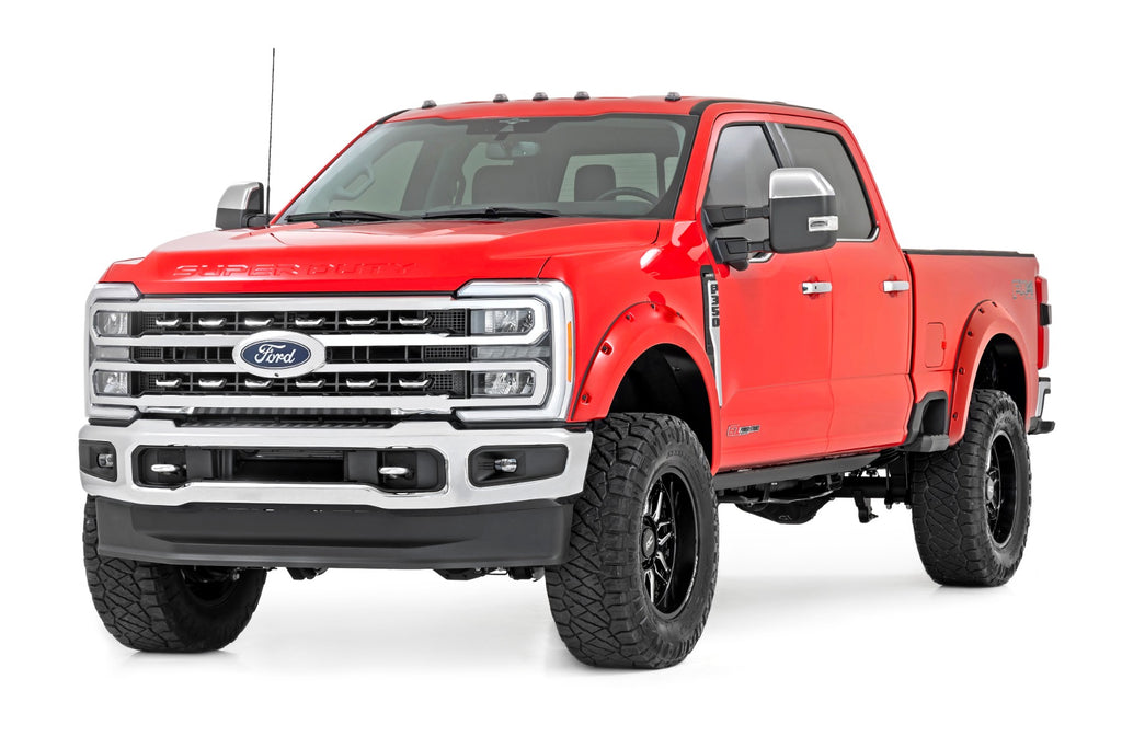 Pocket Fender Flares | YZ Oxford White | Ford F-250/F-350 Super Duty (23-25)