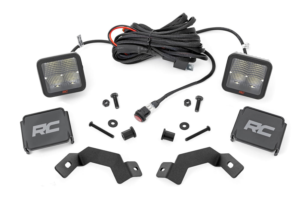 LED Light Kit | Ditch Mount | 2" Spectrum Pair | Spot | Toyota Land Cruiser (24-25)