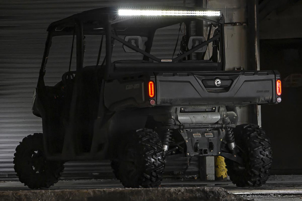 LED Light Kit | Cab Mount | 50" Black Dual Row | Can-Am Defender MAX HD10 
