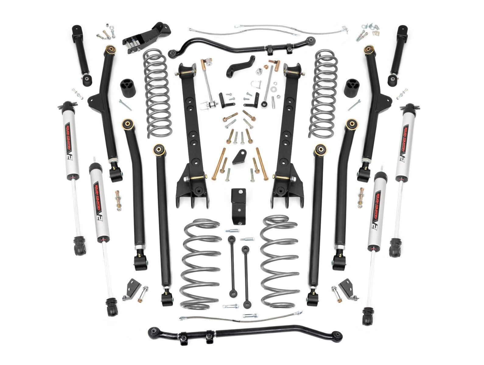 4 Inch Lift Kit | Long Arm | V2 | Jeep Wrangler TJ 4WD (1997-2006)