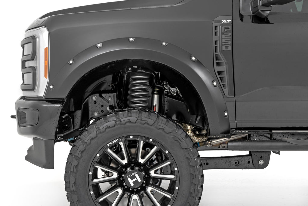 Pocket Fender Flares | YZ Oxford White | Ford F-250/F-350 Super Duty (23-25)