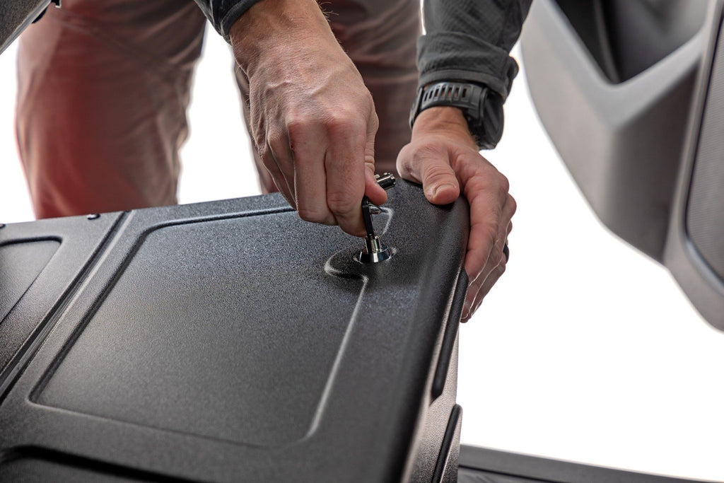 Under Seat Storage with Locking Lid | Crew Cab | Chevy/GMC 1500/2500HD/3500HD (19-25 & Classic)