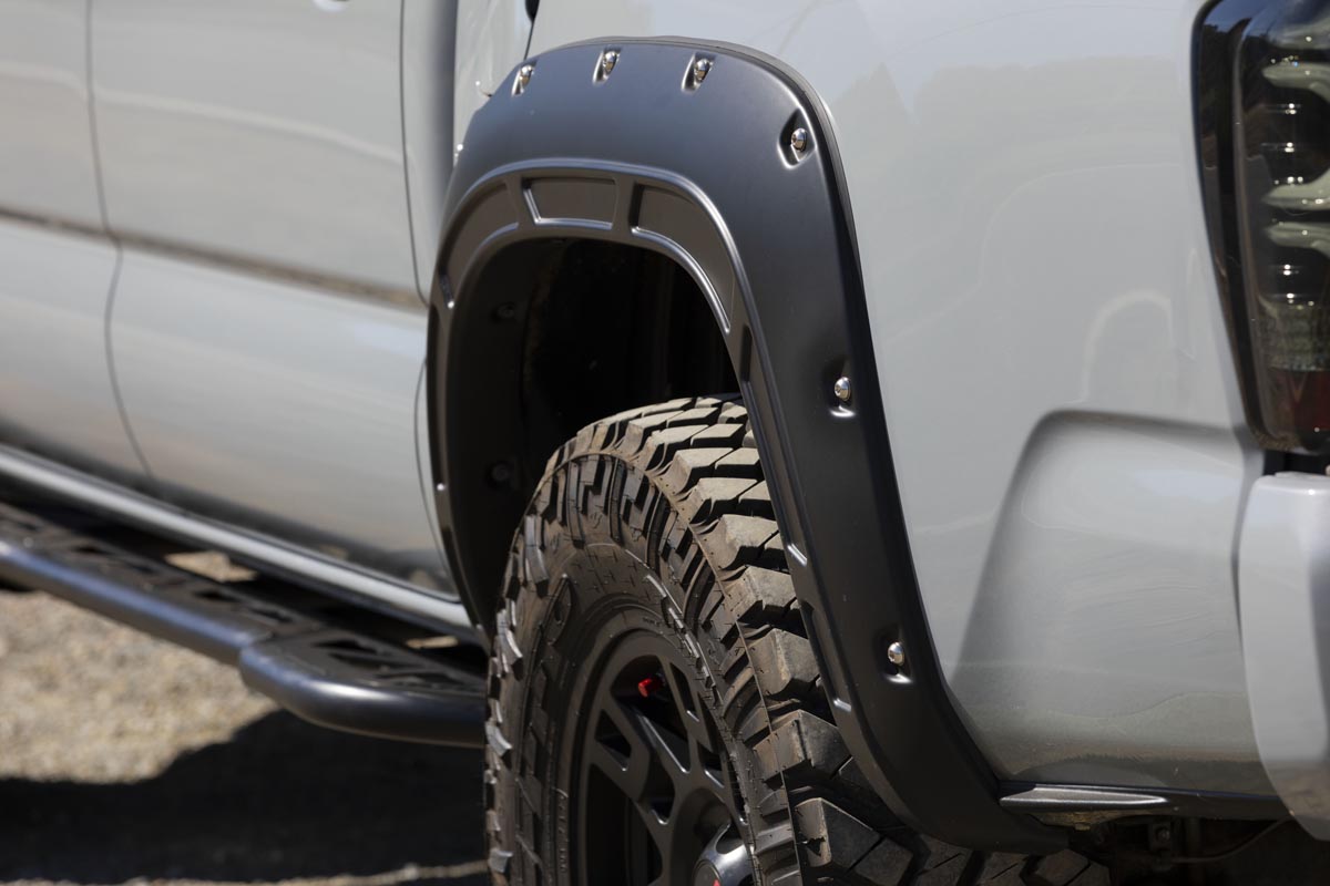 Fender Flares | Defender | 6X3 Lunar Rock | Toyota Tacoma 2WD/4WD (2016-2023)