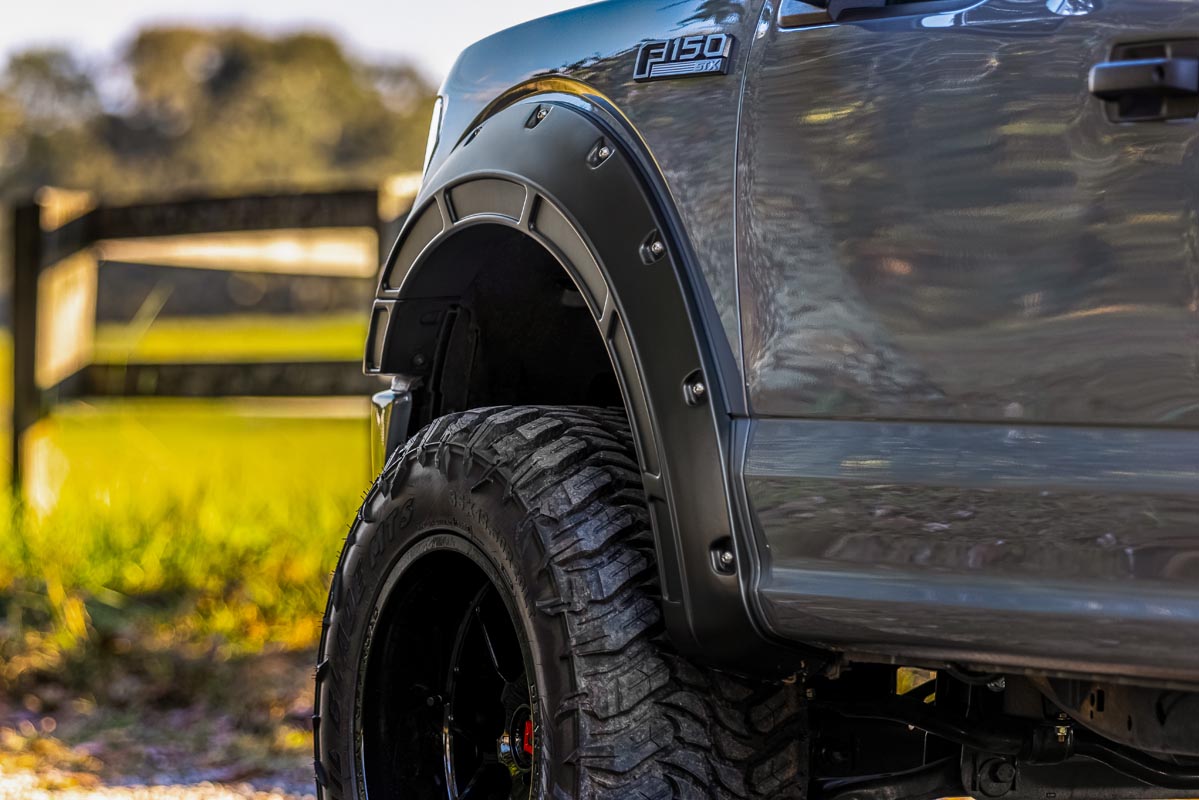 Fender Flares | Defender | E2 Magma Red | Ford F-150 2WD/4WD (2015-2020)