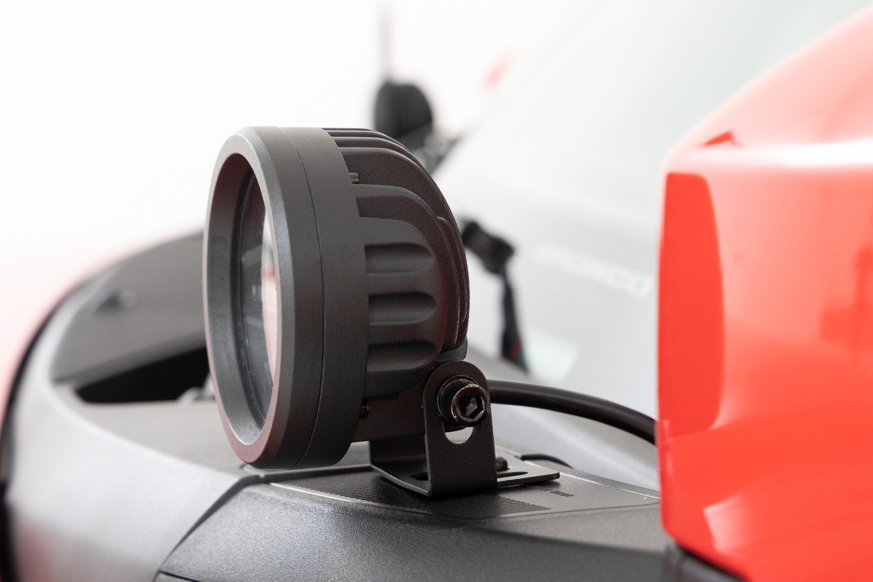 LED Light Kit | Ditch Mount | 3.5" Black Round Pair | Amber DRL | Ford Bronco (21-25)