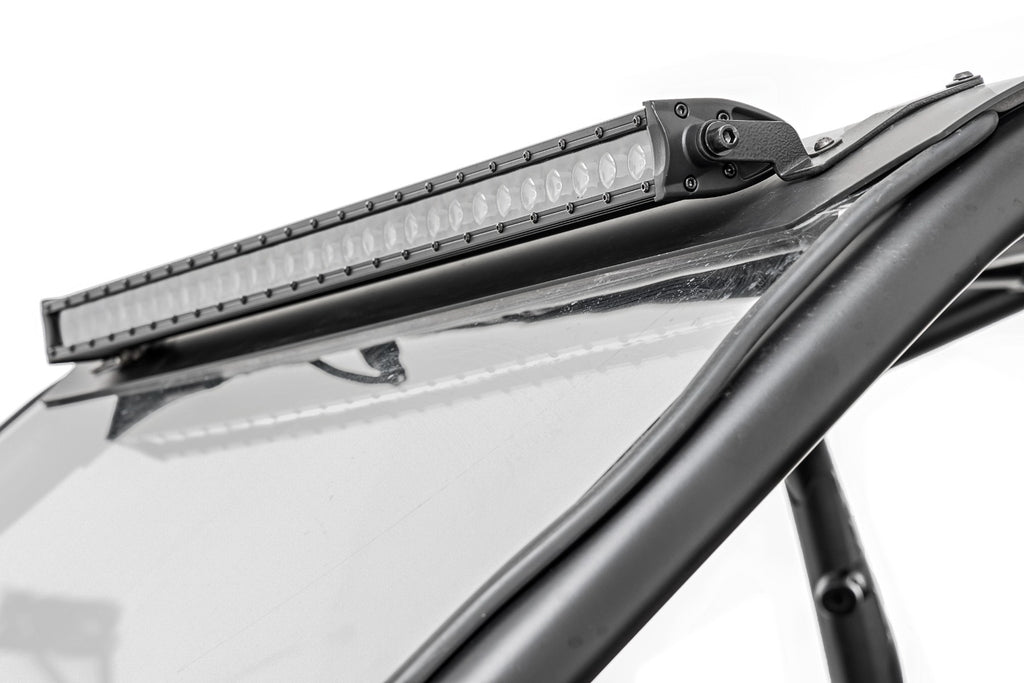 30" Single Row Light Mount | Front | Black Series | Polaris RZR Turbo R 4 