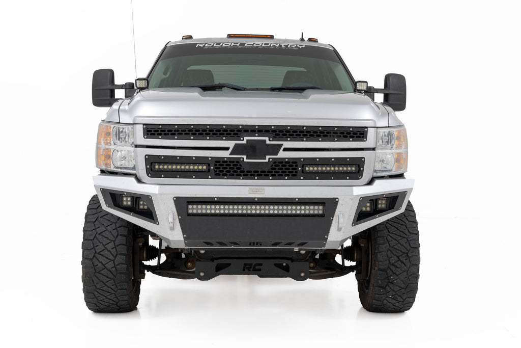 LED Light Kit | Ditch Mount |  3" OSRAM | Wide | Chevy 1500 & Chevy/GMC 2500HD/3500HD (07-14)