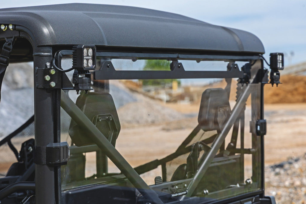 LED Light Kit | Rear Mount | 2" Black Pair | Amber DRL | CFMOTO UFORCE 1000