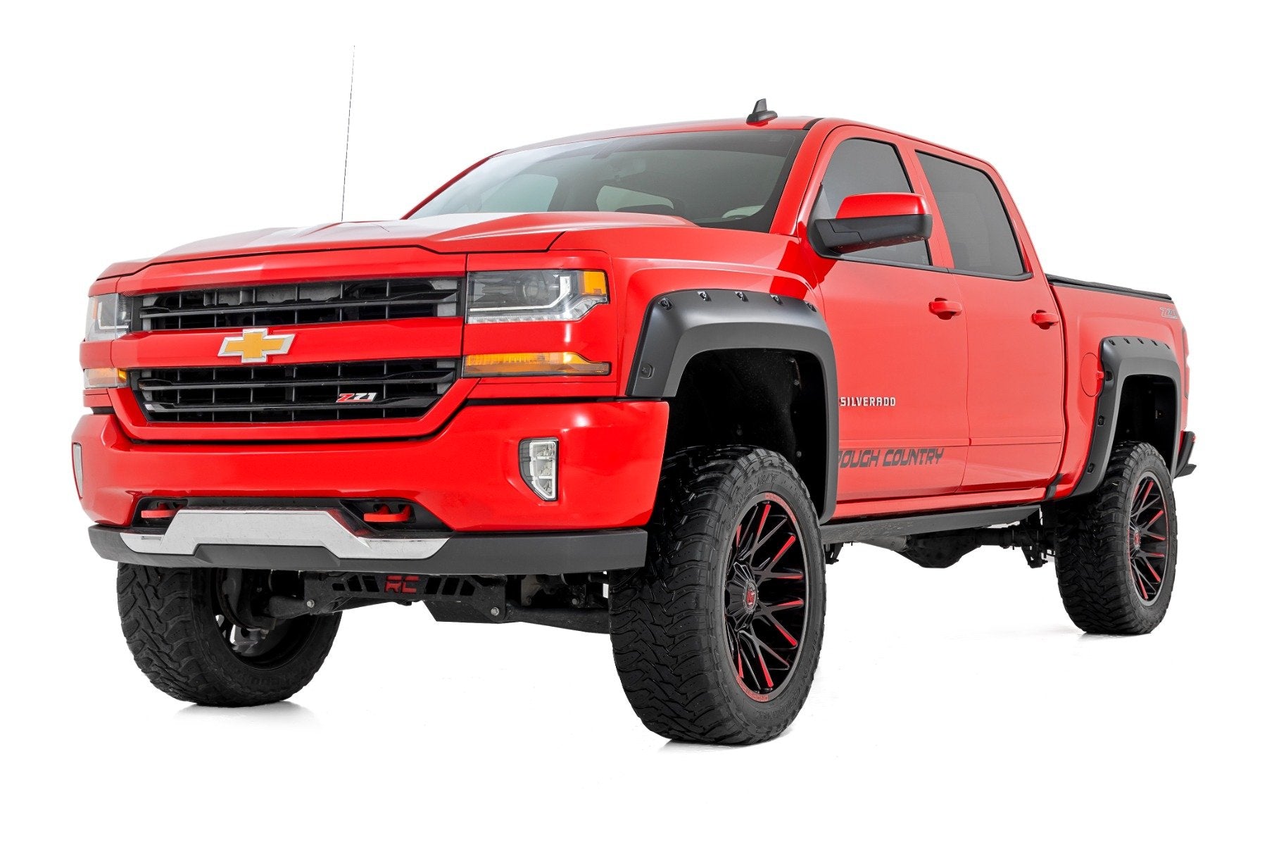 Pocket Fender Flares | 6'7" & 8' Bed | GA0 Northsky Blue | Chevy Silverado 1500 (14-18)/2500HD