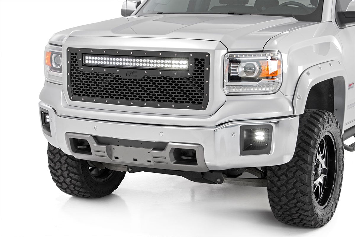 30 Inch Black Series LED Light Bar | Curved | Dual Row | Amber DRL
