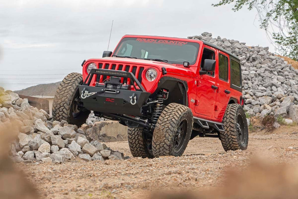 3.5 Inch Lift Kit | Adj Lower | FR D/S | Jeep Wrangler Unlimited 4WD (24-25)