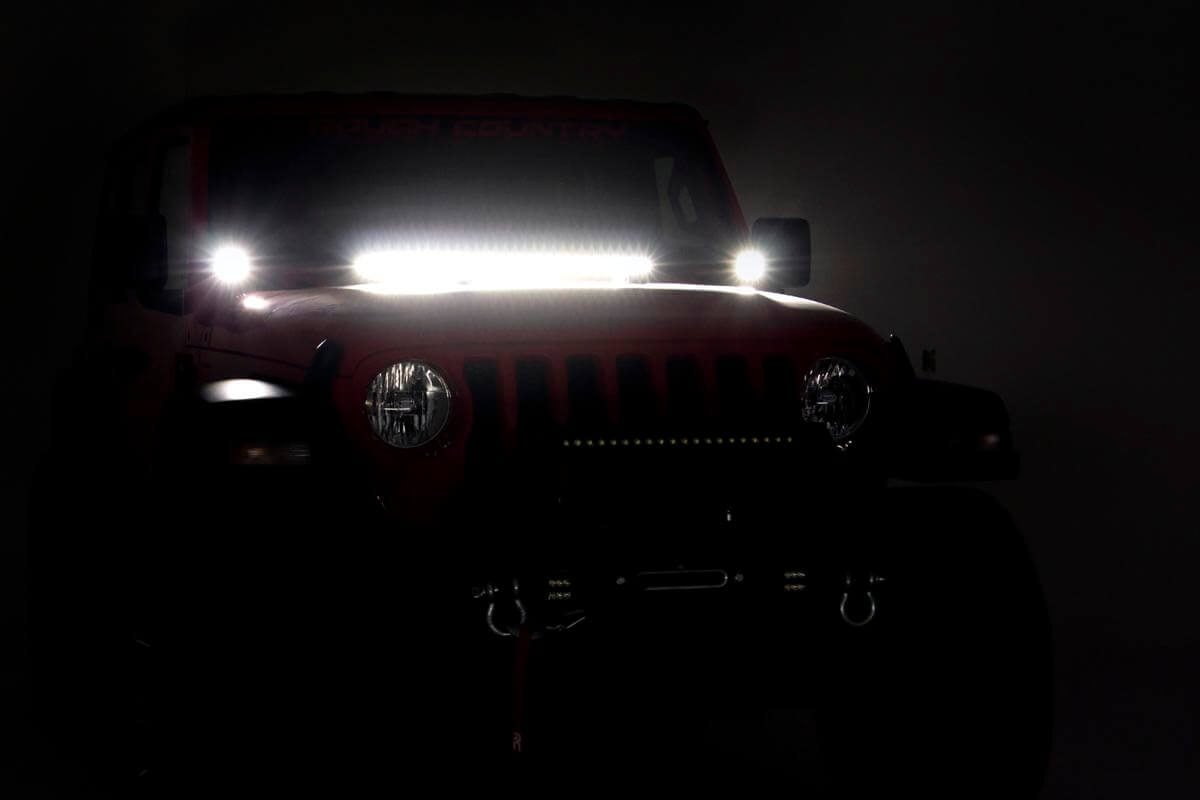 LED Hood Kit | 30" | Spectrum Series | Jeep Gladiator JT/Wrangler JL (18-25)