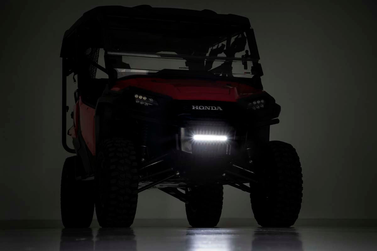 LED Light Kit | Bumper Mount | 10" Black Slimline | Honda Pioneer 1000 