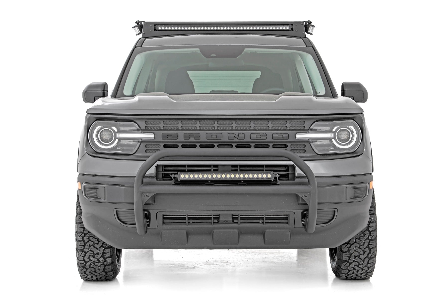 LED Light Kit | Roof Rack Mount | 40" Black Single Row | Ford Bronco Sport (21-25)