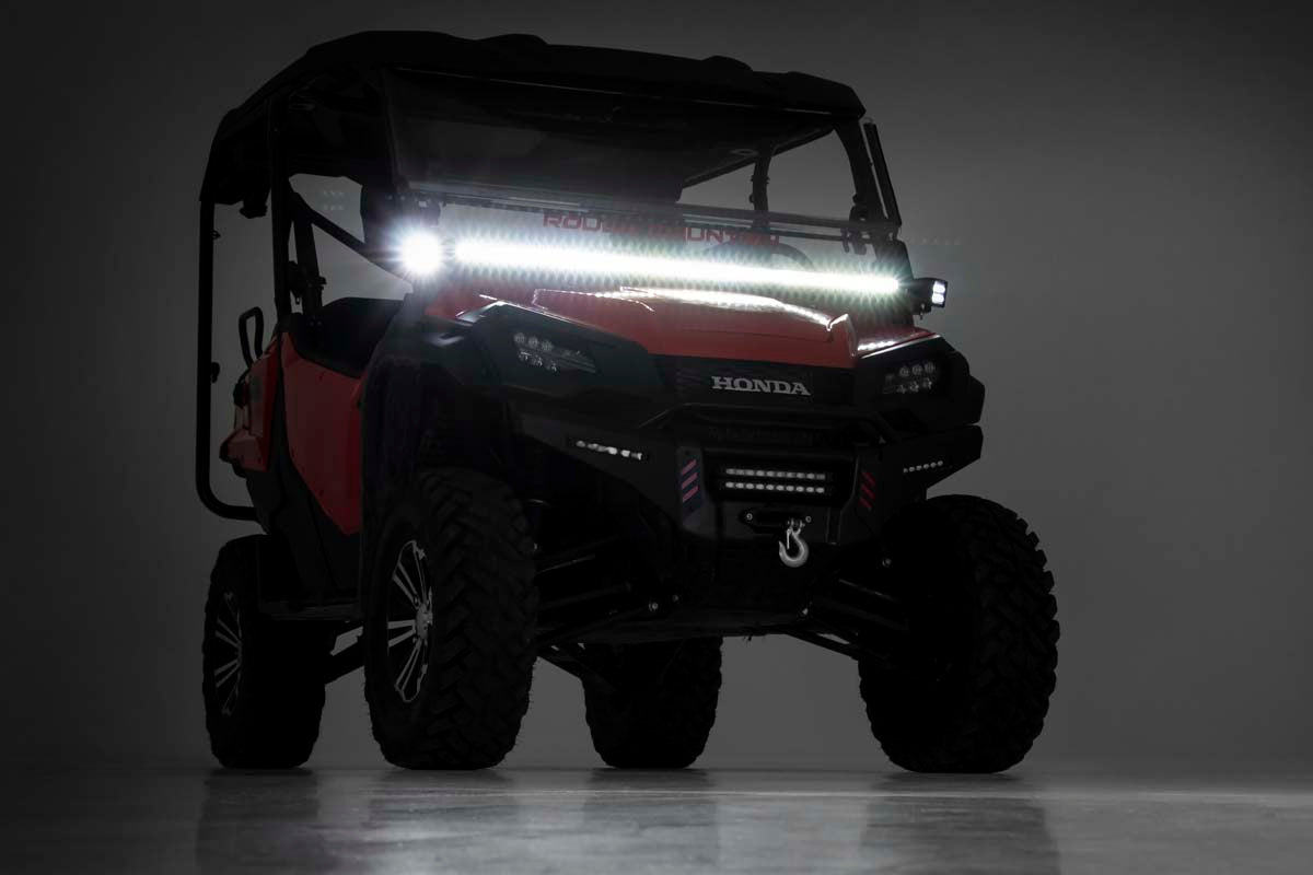 LED Light Kit | Cage Mount | 50" Black Single Row | Honda Pioneer 1000 
