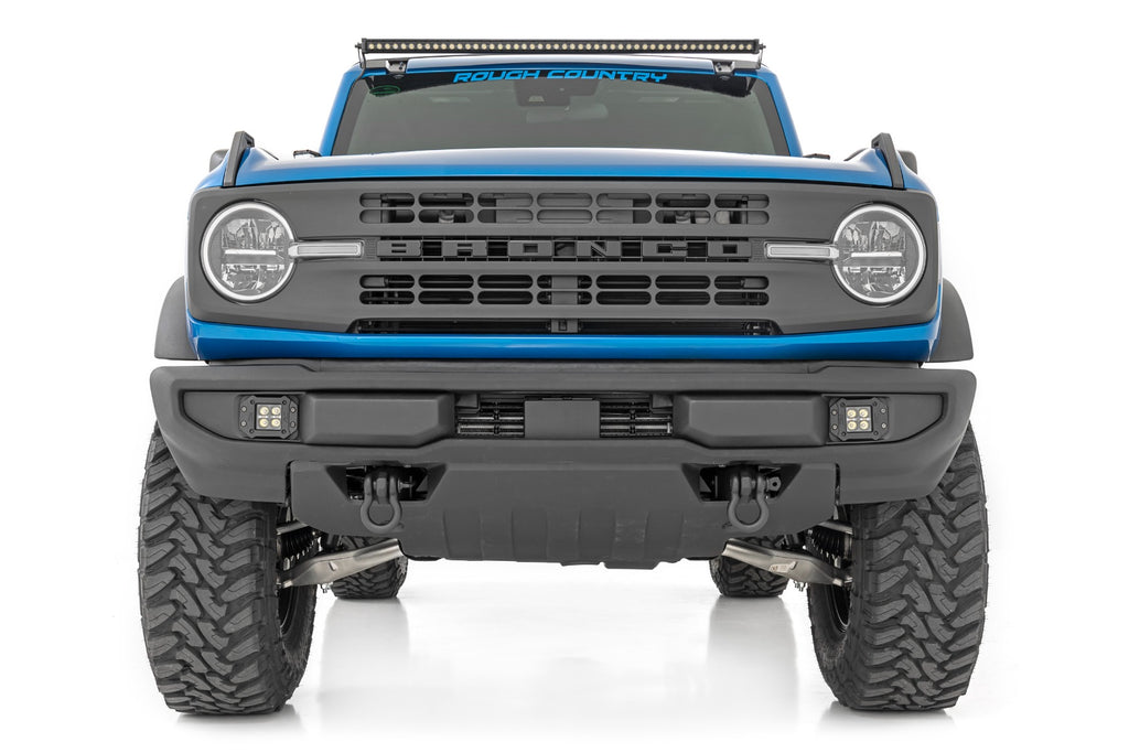 LED Light Kit | Upper Windshield | 50" Black Single Row | Ford Bronco (21-25)