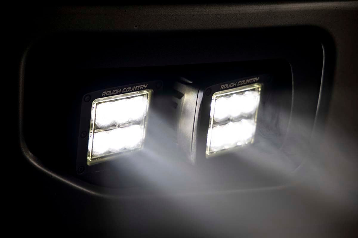 LED Light Kit | Fog Mount | Dual 2" Black Pairs | Spot/Flood | Ford F-150 (15-17)