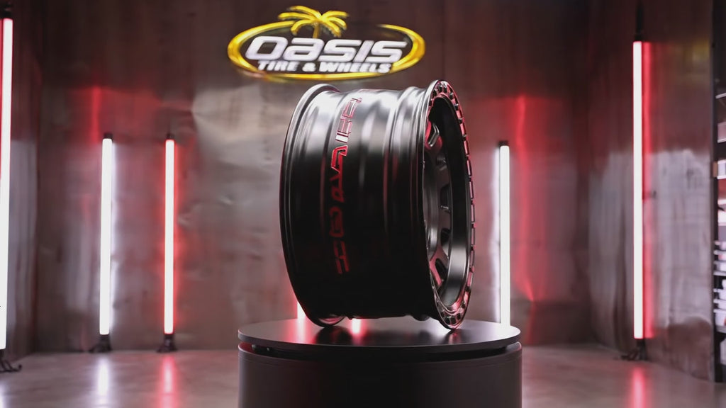 17X9 6-139.7/6-5.50 -12 4.54 106.1 ARENA GUNNER SATIN GM CENTER SATIN BLK LIP A112179084N01205