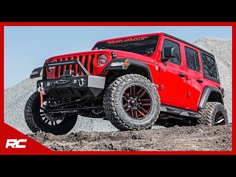 3.5 Inch Lift Kit | C/A Drop | Front D/S | Jeep Wrangler JL Rubicon (18-23) - Video