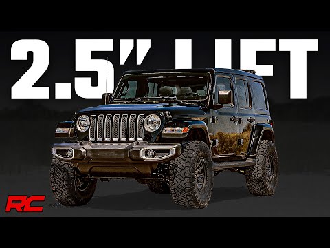 2.5 Inch Lift Kit | Coils | V2 | Jeep Wrangler Unlimited 4WD (2024-2025) - Video