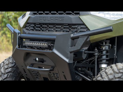 LED Light Kit | Bumper Mount | 12" Black Single Row | Polaris Ranger XP 1000  - Video