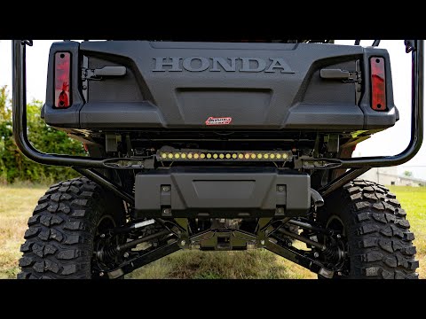 LED Light Kit | Under Bed Mount | 20" Black Single Row | Honda Pioneer 1000  - Video