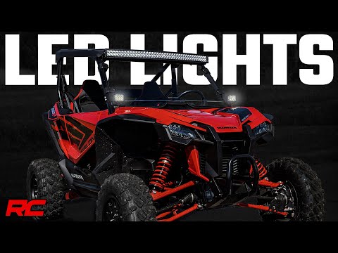 LED Light Kit | Cage Mount | 2" Black Pair | Honda Talon 1000  - Video