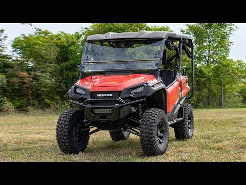 LED Light Kit | Bumper Mount | 10" Black Slimline Pair | Honda Pioneer 1000  - Video