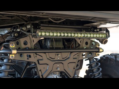 LED Light Kit | Under Bed Mount | 20" Black Single Row | Polaris Ranger XP 1000  - Video