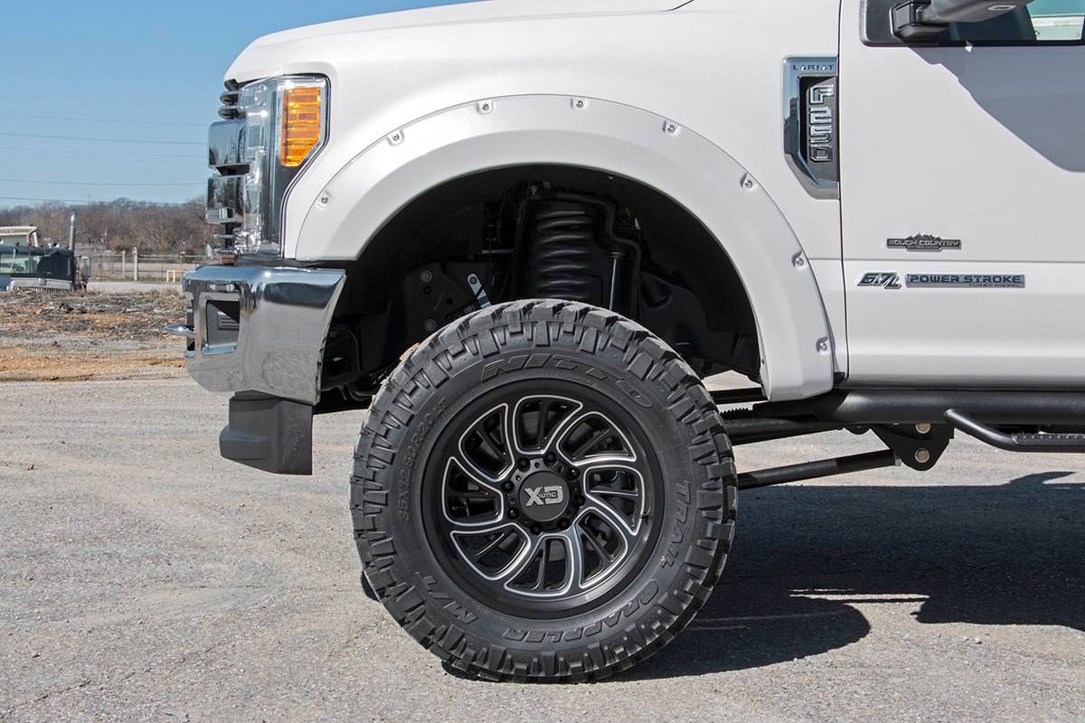Pocket Fender Flares | PQ Race Red | Ford F-250/F-350 Super Duty (17-22)