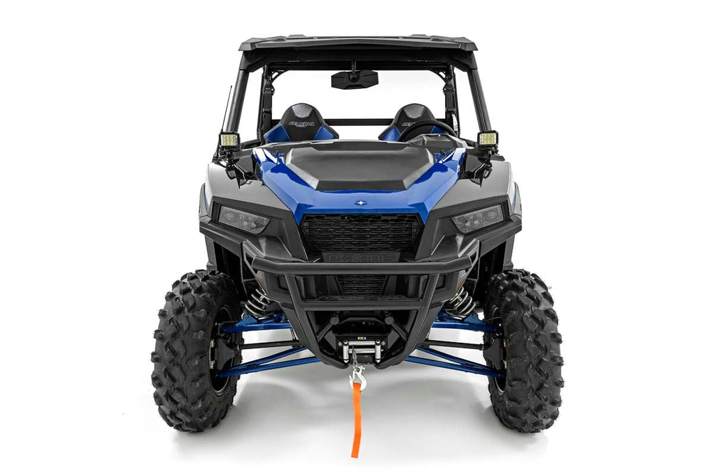 LED Light Kit | Cage Mount | 2" Black Pair | White DRL | Polaris General XP 4 1000 