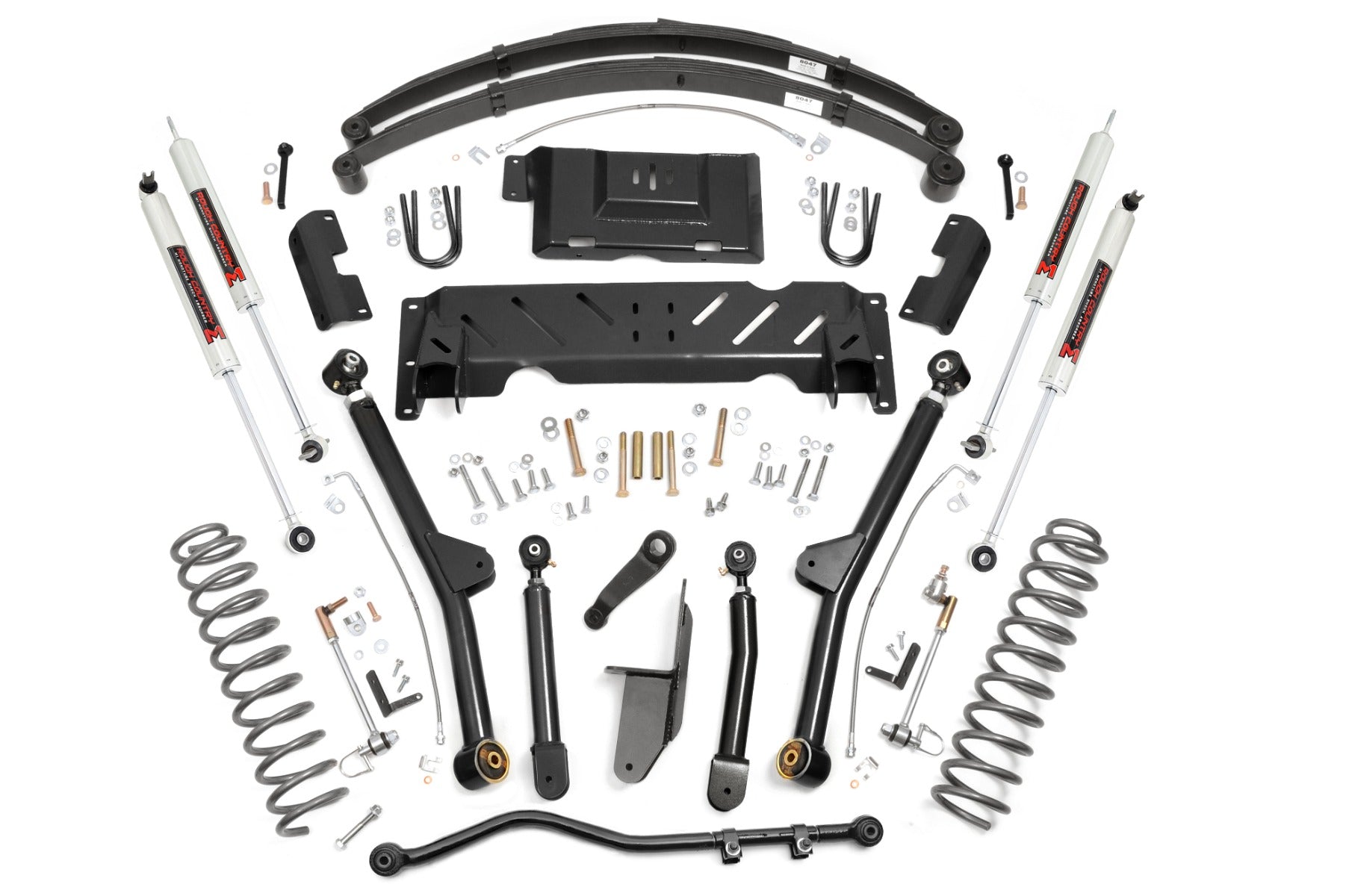 4.5 Inch Lift Kit | Long Arm | RR Leafs | M1 | Jeep Cherokee XJ 4WD (84-01)