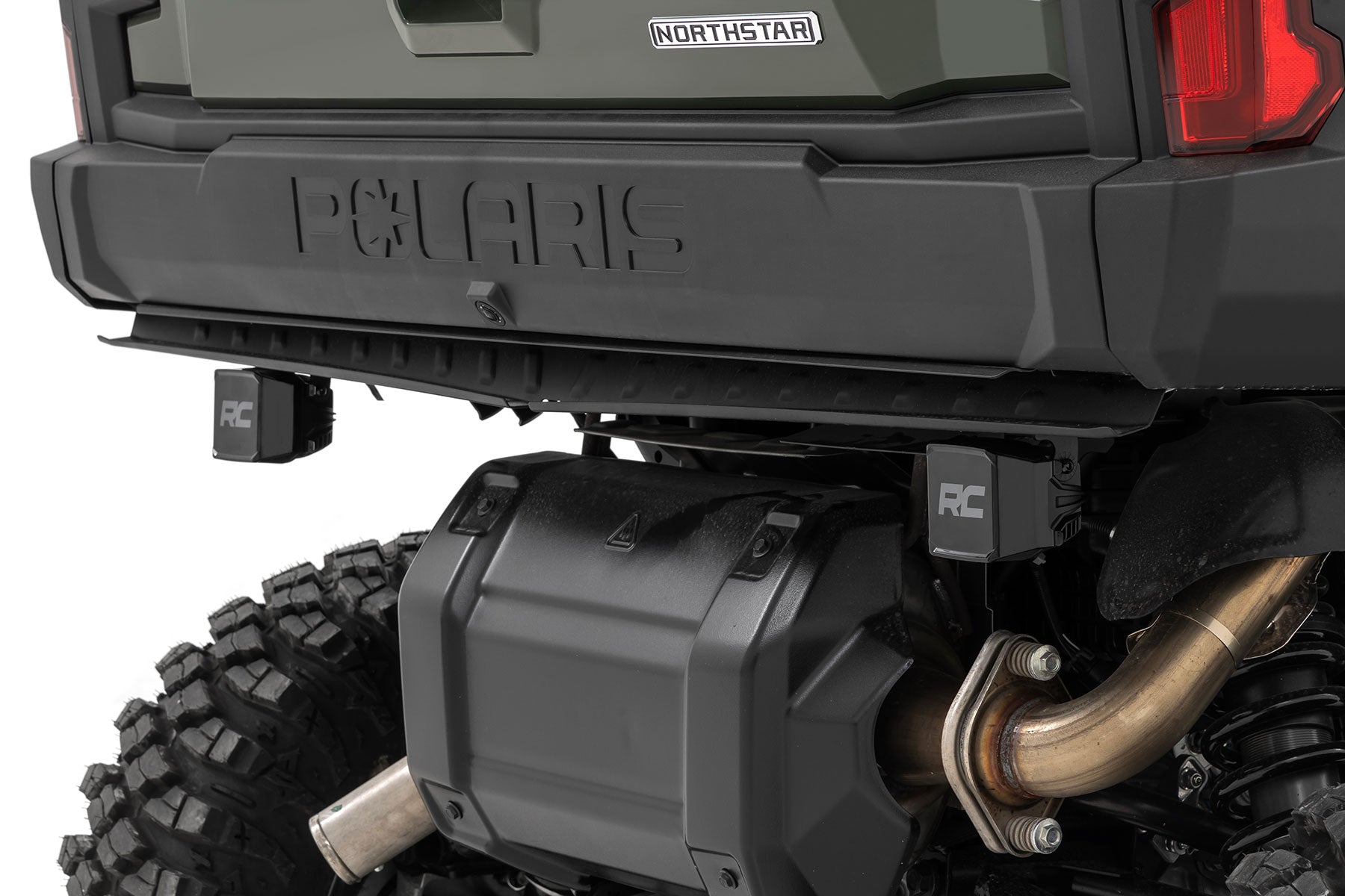 LED Light | Under Bed Mount | 2" Black Pair | Flood | Polaris XPEDITION ADV 5 