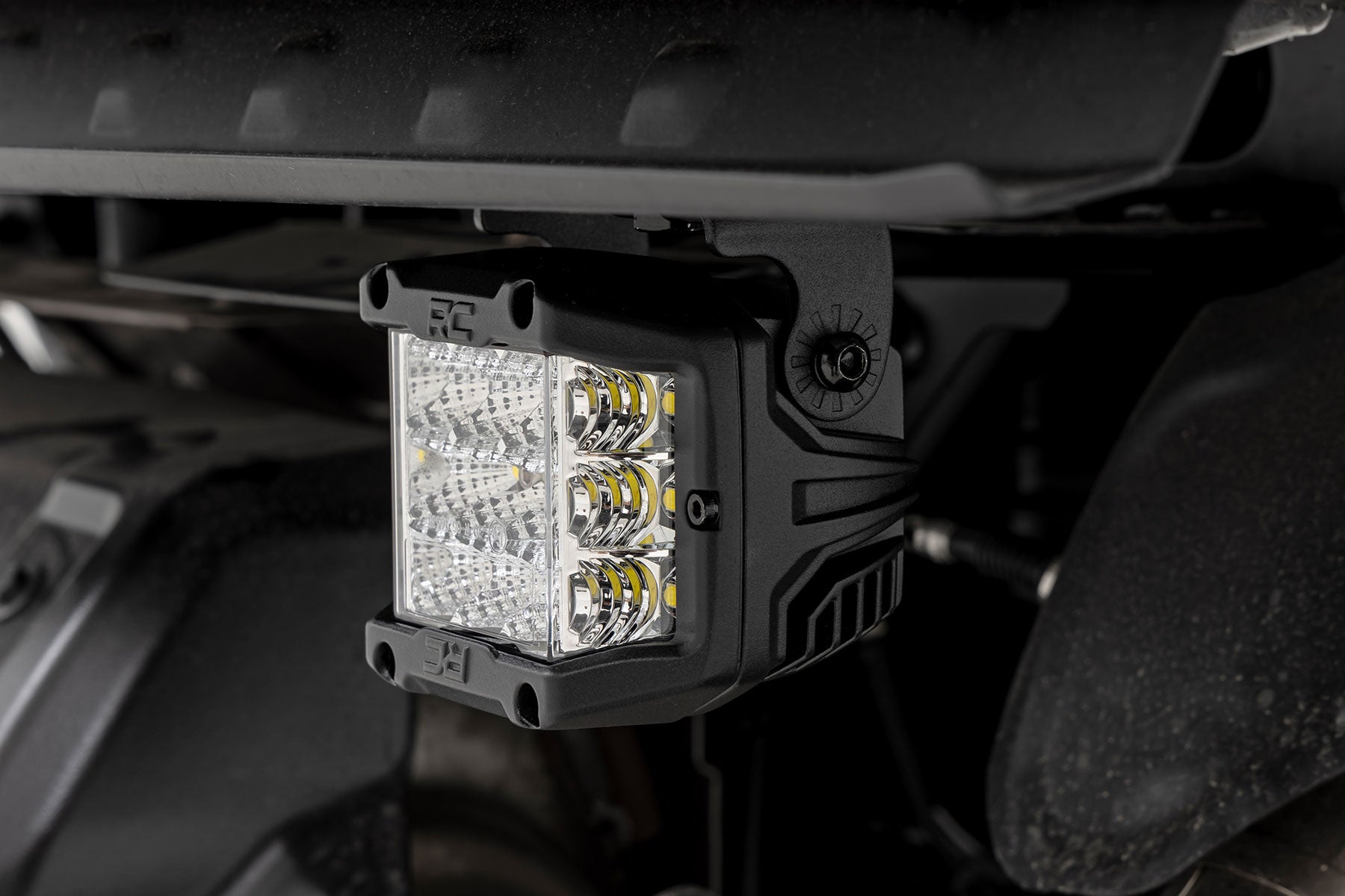 LED Light | Under Bed Mount | 2" Black Pair | Flood | Polaris XPEDITION ADV 5 